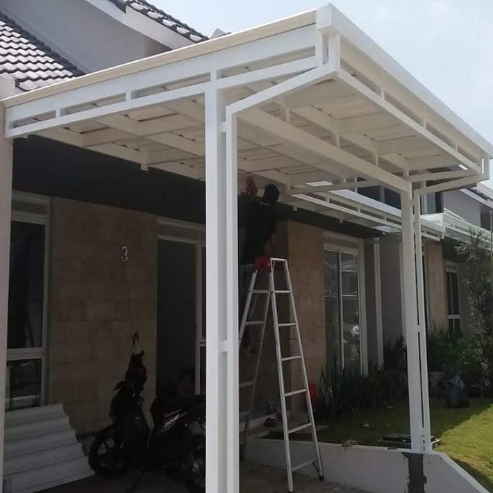 Hasil Pemasangan Canopy Alderon